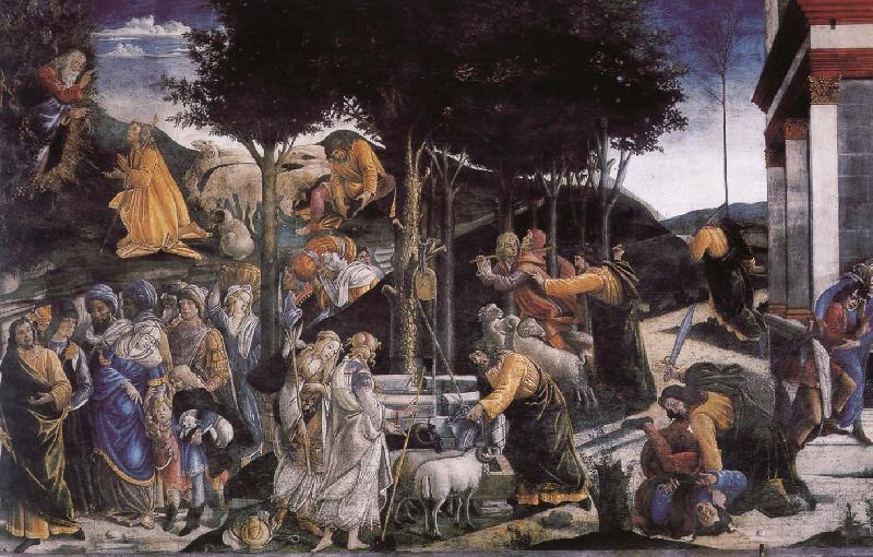 Sandro Botticelli The temptation of mossy